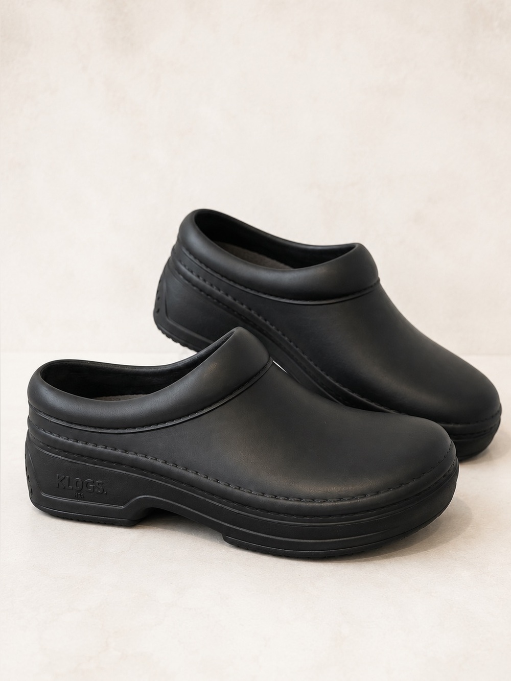 Klogs USA Black Professional Clogs Slip Resistant Comfort Work Shoes Size 7